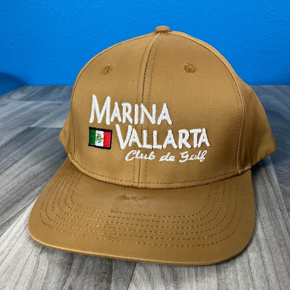 Puerto Vallarta Mexico Snapback Baseball Cap Beige One Size Invasion Headwear